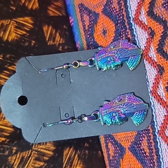 Hand Crafted Jewelry - Egyptian Goddess Isis Earrings